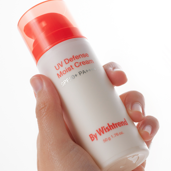 Зволожуючий сонцезахисний крем з пантенолом By Wishtrend UV Defense Moist Cream SPF 50+ PA++++ 10563 фото