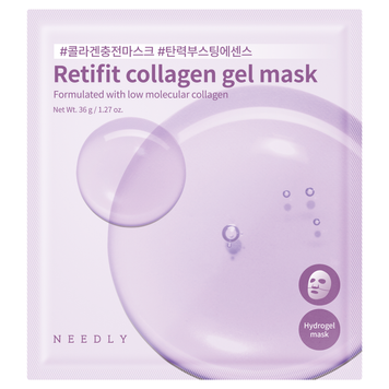 Гідрогелева маска з колагеном та ретинолом Needly Retifit Collagen Gel Mask, 36 г 11001040 фото